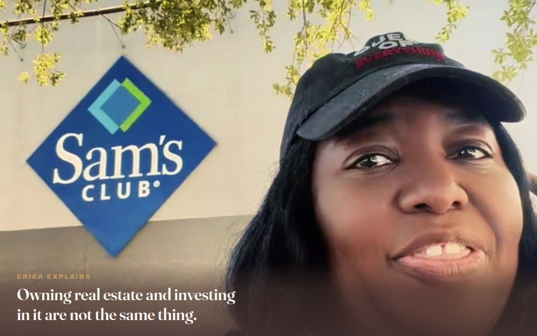 Erika K. Page outside a Sam's Club store