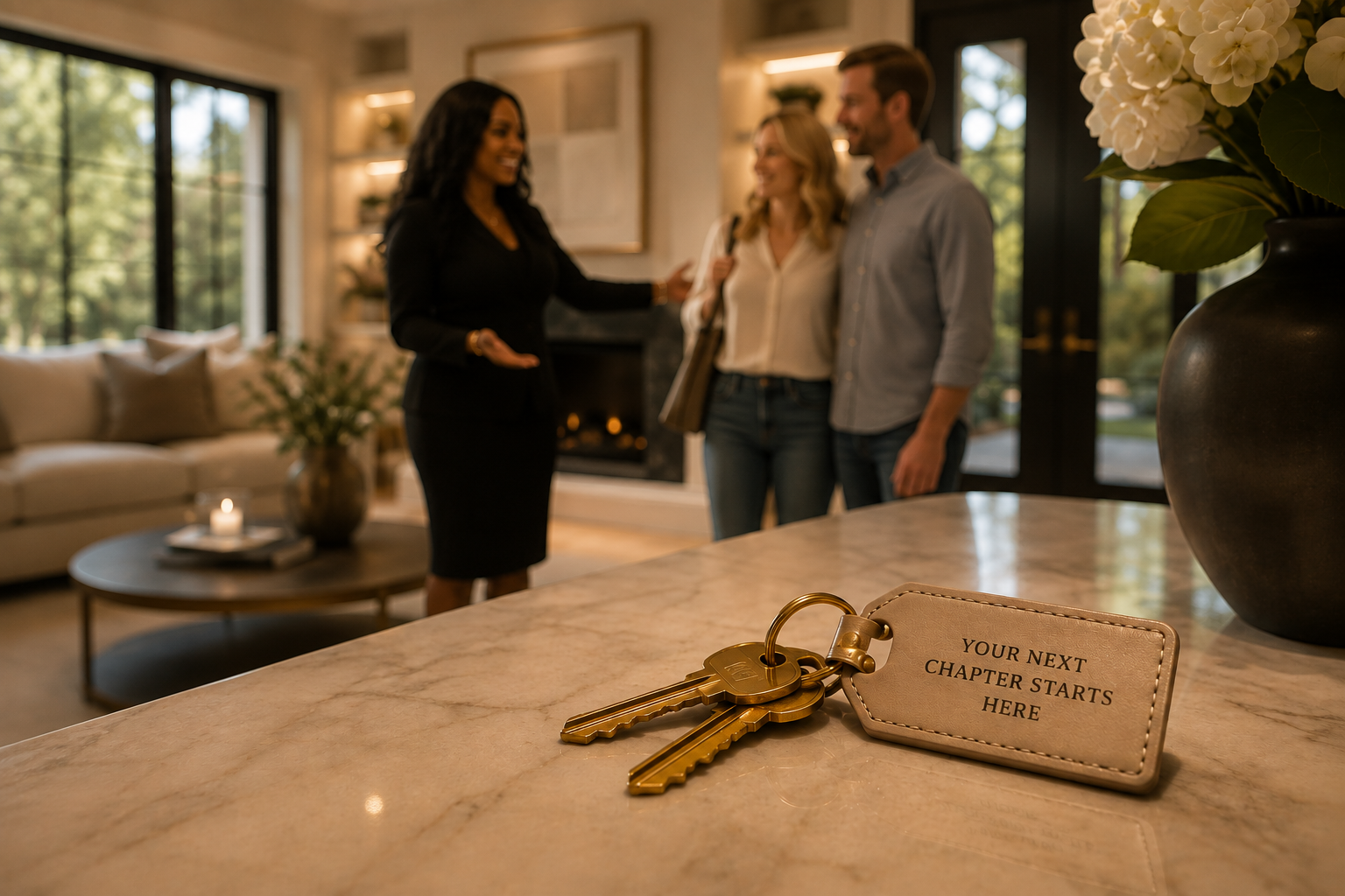 Buyers Touring an Atlanta Home